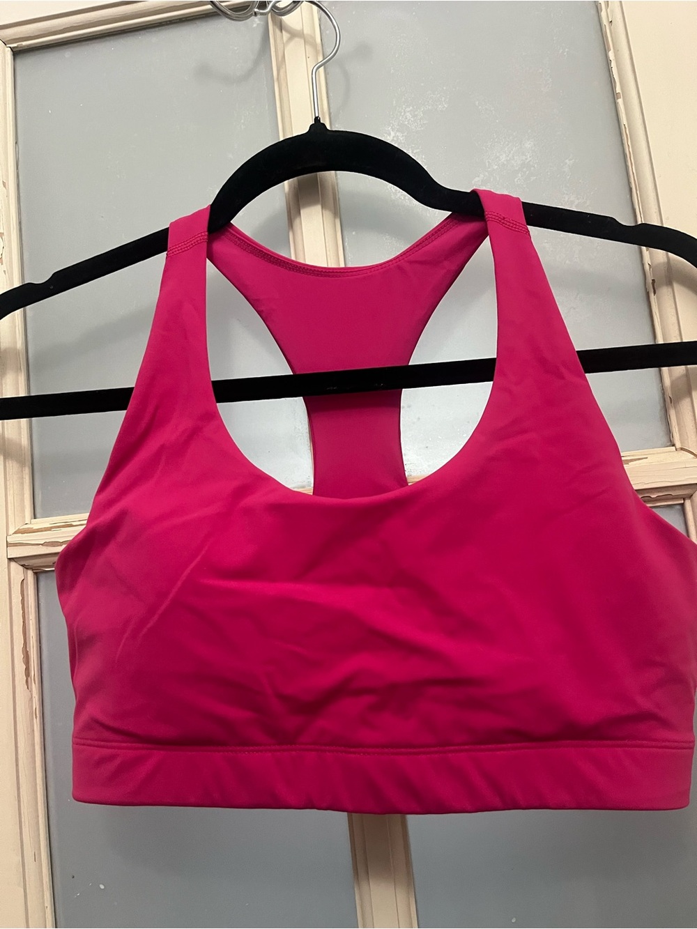Outdoor Voices Hot Pink Racerback Sports Bra